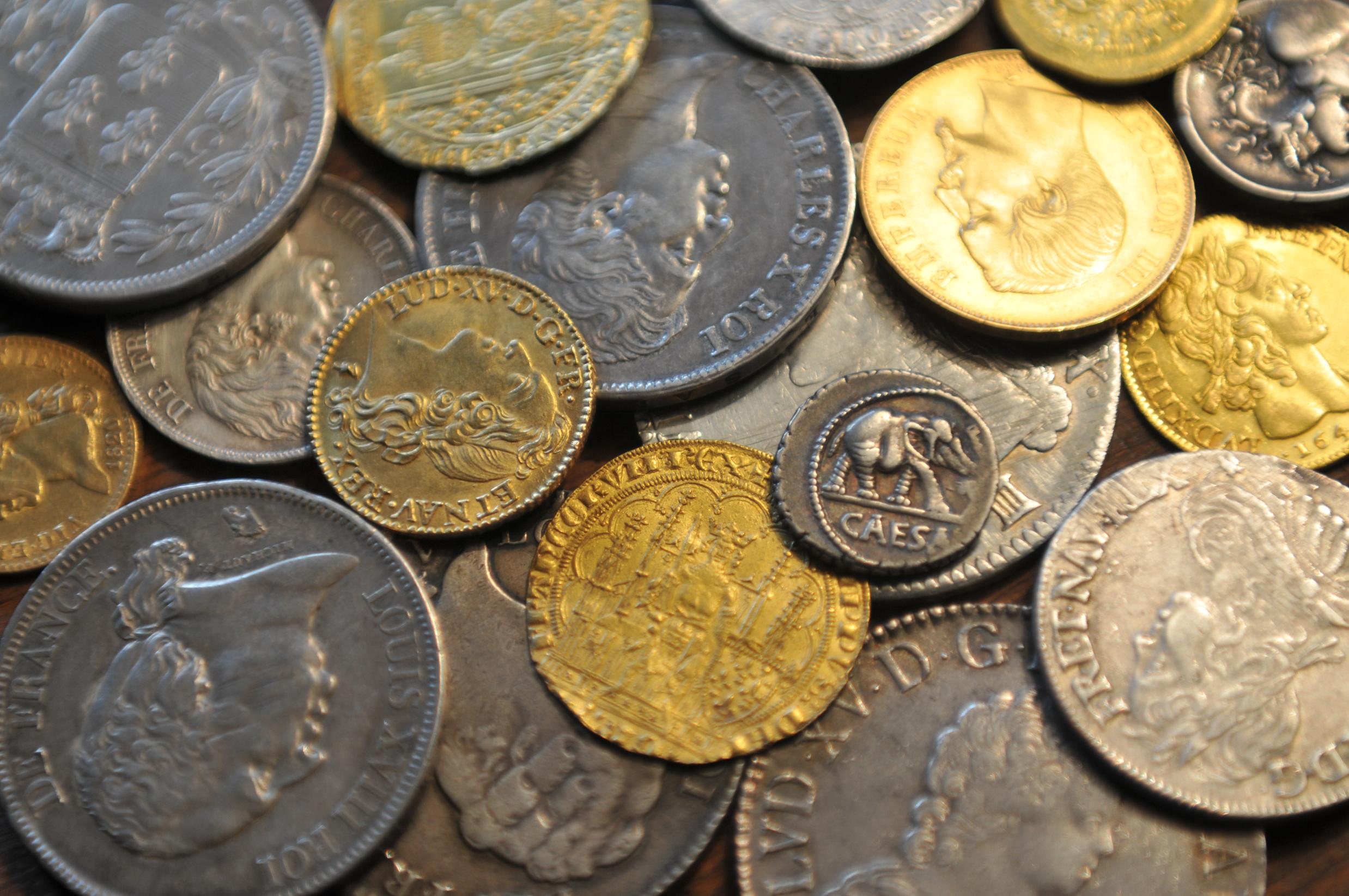 Numismatique, monnaies anciennes, de collection, Or de bourse et
